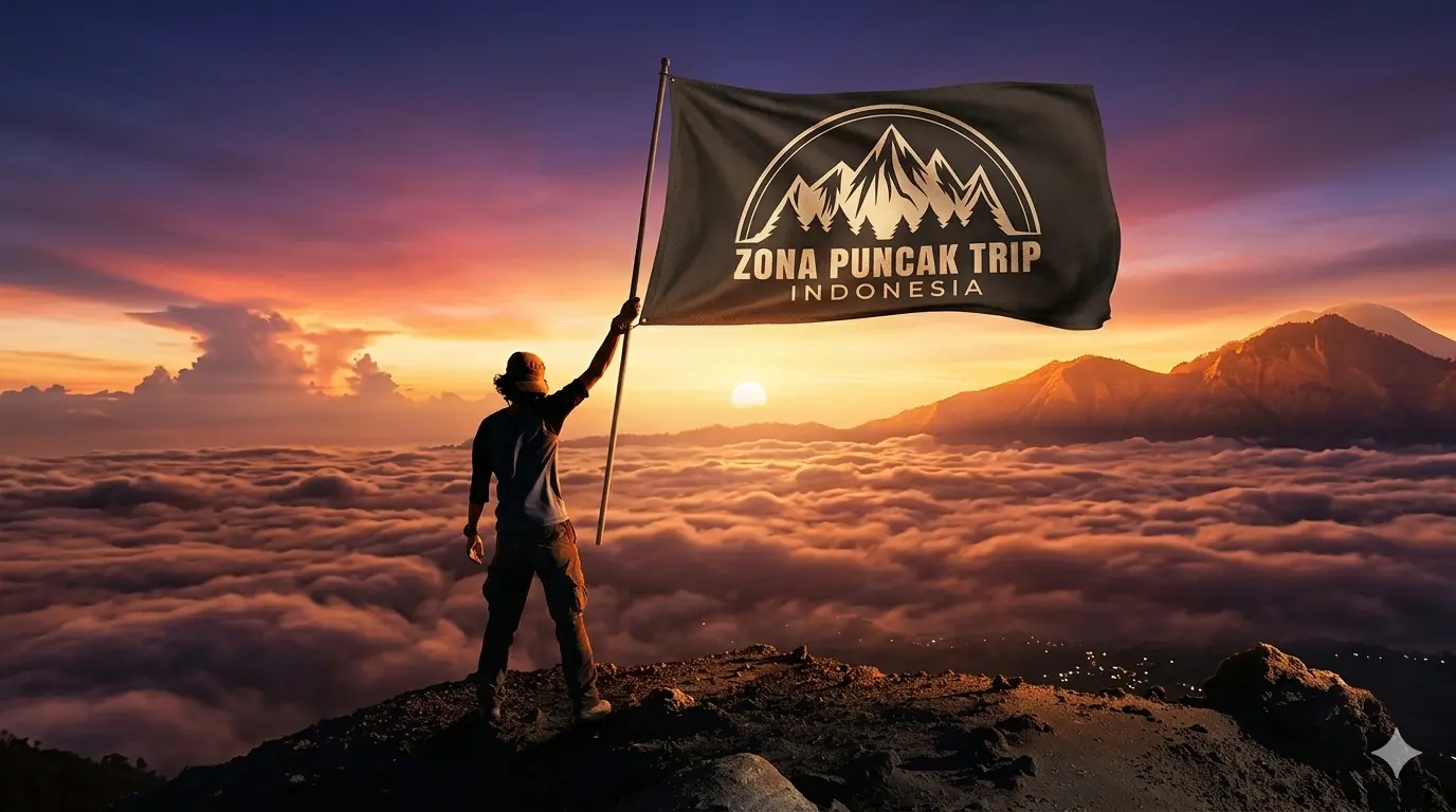 Pemandangan gunung Indonesia — slide 6
